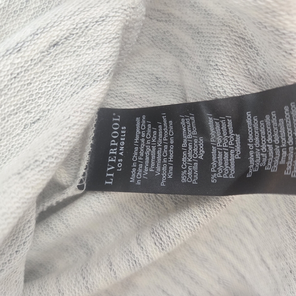 Liverpool Gray Crew Neck Long Sleeve Top - Picture 3 of 6